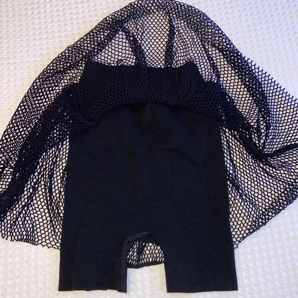 NEW! FREE PEOPLE Intimately How High Cifra Mesh Skirt Bike Shorts Black XS/S - Picture 7 of 8